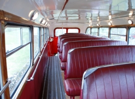 Vintage wedding bus hire in Chesterfield
